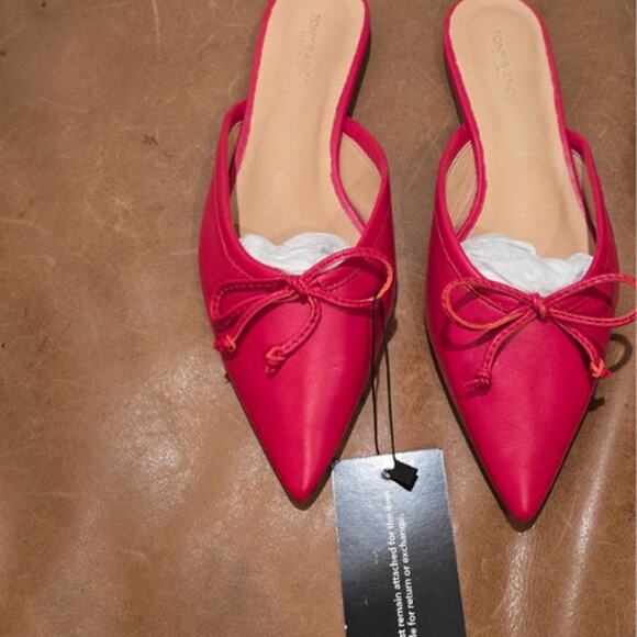 Tony Bianco Javelin Flat in Ruby Nappa – New in Box Size 5 - Picture 10 of 10